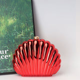 Shell Box Bag, Clutch Purse, Dinner Purse evening Clutch Purse Party, Prom Bag, Party Purse,