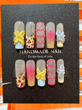 Christmas handmade nail wear temperament gentle nail art nail patch