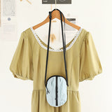 Adorable Mini Mobile Phone Bag for Females – Trendy Versatile Nylon Shopping Small Crossbody Bag