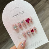 1022- Handmade press on nails fake nails removable
