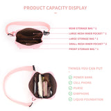 Nylon Chest Bag – Outdoor Sports Running Fanny Pack & Crossbody Belt Purse for Men & Women – Lightweight, Durable, and Stylish