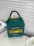 Leisure bag women's summer light cloth bag, large capacity shoulder tote bag, class commuter shoulder bag
