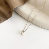 14K Gold Plated Dainty Pear Pendant Necklace for Women - Delicate Teardrop Necklaces