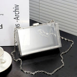 Acrylic Women's Bags, Small Square Bags, Transparent Box Bags, Dinner Bags. Evening Purse, Evening Bags for Women Formal, Clutch Purse, Dinner Purse, Clutch Purse Casual,