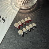 Hottie Punk Short Almond HandmadePress on Nails Wholesale