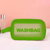 Frosted pu three-piece toilet bag, large-capacity pvc toiletries, translucent cosmetics, portable makeup bags,Makeup bags for women,Large makeup bag,Travel makeup bag,