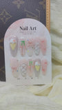 0958- Handmade press on nails fake nails removable