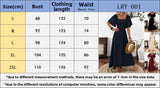 Ladies Spring Summer Bohemian Square Collar Fashion Elegant Generous Lotus Leaf Sleeve Women's Dress Dress
