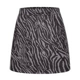 Suede Wrap Mini Skirt