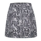 Suede Wrap Mini Skirt