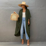 Open-Front Beach Bikini Cardigan ¨C Women¡¯s Vacation Swimsuit Cover-Up, Sun Protection Outerwear
