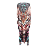Rayon Engineered-Print Beach Robe ¨C Vacation Bikini Cover-Up, Women¡¯s Swimsuit Outerwear