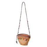 Holiday small straw bag, shoulder bag women's beach bag, small woven bag large capacity handbag hobo