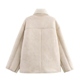 Reversible Fur & Leather Jacket coat