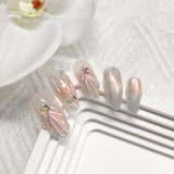 1010- Handmade press on nails fake nails removable