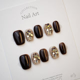 0998- Handmade press on nails fake nails removable