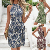 Women's casual neck dress