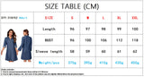 Women's denim long-sleeved style fashion dress