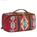 Bohemian PU cloud pillow cosmetic bag, large capacity portable cosmetic case, travel toilet bag, travel makeup bag,Makeup bag organizers,Makeup bags, small