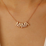 MAMA Letter Pendant Clavicle Chain Creative Mother's Day Necklace