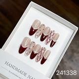 1030- Handmade press on nails fake nails removable