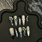 Handmade Press on Nails Personalized 3D Carved Spice Girl Longtip