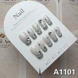 0963- Handmade press on nails fake nails removable