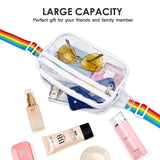 PVC Transparent Belt Bag – Adjustable Shoulder Strap Crossbody Fanny Pack for Sports & Travel – Waterproof Chest Purse with Stylish Design