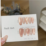 1033- Handmade press on nails fake nails removable