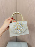 Women's Sparkly Rhinestone Glitter Clutch Purse Evening Handbag Shoulder Bag