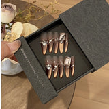 1033- Handmade press on nails fake nails removable