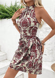 Women's casual neck dress