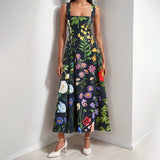 Women's Spring Elegant Sleeveless Printed Sexy Casual Dress
