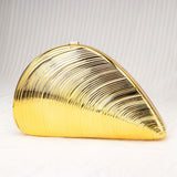 Gold Neocrylic Dinner Bag Shell Dinner Bag Crossbody Chain Shinny evening Clutch Purse Party, Prom Bag, Party Purse, Prom Bags Clutch,
