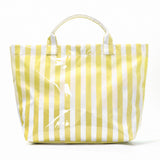 Striped Tote Bag – High-Aesthetic Lightweight Handbag, Commuter Large Travel Shoulder Bag