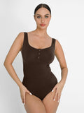 Shape Button onesie Women's Sleeveless onesie