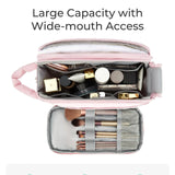 Portable Travel Toilet Bag – Compact Cosmetic Bag for Makeup Storage, Travel Makeup Bag with Organizers, Durable Cosmetic Storage Bag for On-the-Go Beauty Needs