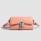 Small shoulder bag for women, retro small square bag for women, versatile shoulder bag, metallic Crossbody bag, simple commuter bag cross body