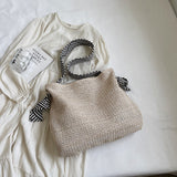 Large Woven Straw Tote – Women’s Beach Shoulder Bag, Vacation Handbag & Crossbody Purse