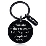 Stainless Steel Keychain Thanksgiving Inspirational Gifts for Family, Friends and Colleagues