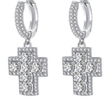 Sunflower Full Diamond Stud Earrings