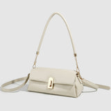 Small beige shoulder bag, bag women glacier white armpit bag, commuter top handle bag, versatile hobo bag for women
