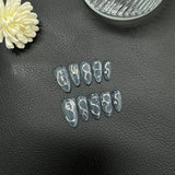 Metal dark gray blue black finished Spice Girl Sweet Cool White Handmade Wear Fake Wholesale