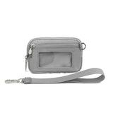 Transparent PVC Card Bag – Portable Wrist Bag for Bank Card & Change Storage