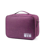 Data cable storage bag, large-capacity grid charger storage bag, mobile hard disk, earphone bag, travel portable waterproof digital bag.