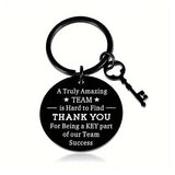 Stainless Steel Keychain Thanksgiving Inspirational Gifts for Family, Friends and Colleagues
