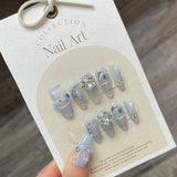 1024- Handmade press on nails fake nails removable