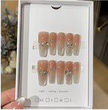 1034- Handmade press on nails fake nails removable