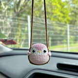 Car plant pendant Car decoration Rearview mirror pendant Creative wool in the car