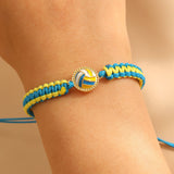 Handmade Woven Sport Bracelet Nylon Rope Adjustable Inspirational Gift
